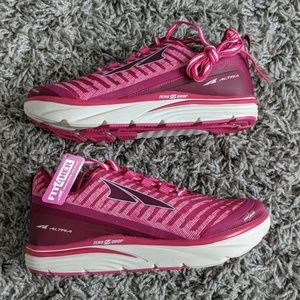 Pink Altra Zero Drop Running Shoe